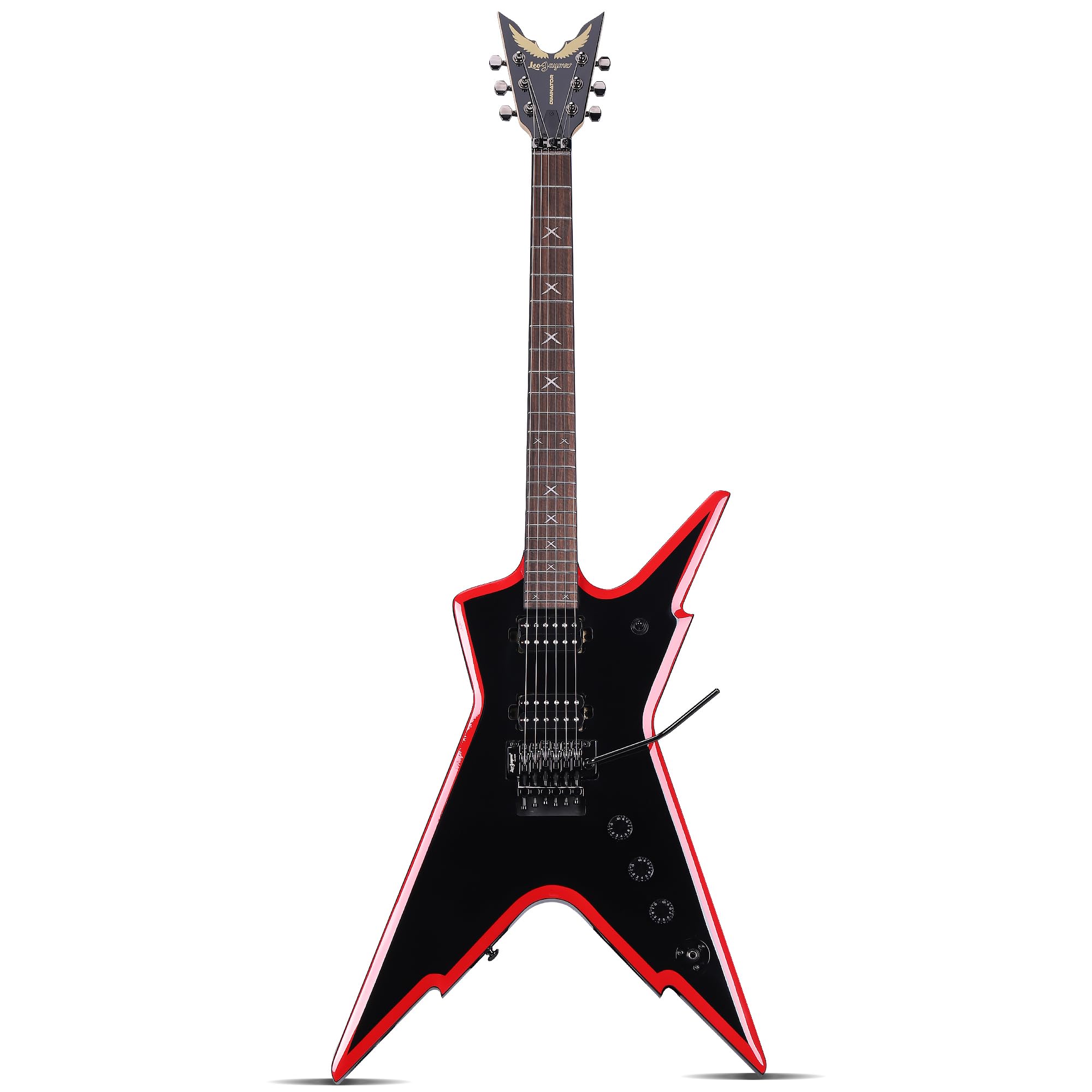 ギター BOSS LZONE Leo Jaymz Diminator Electric Guitar, 24-Fret Solid Mahogany Body